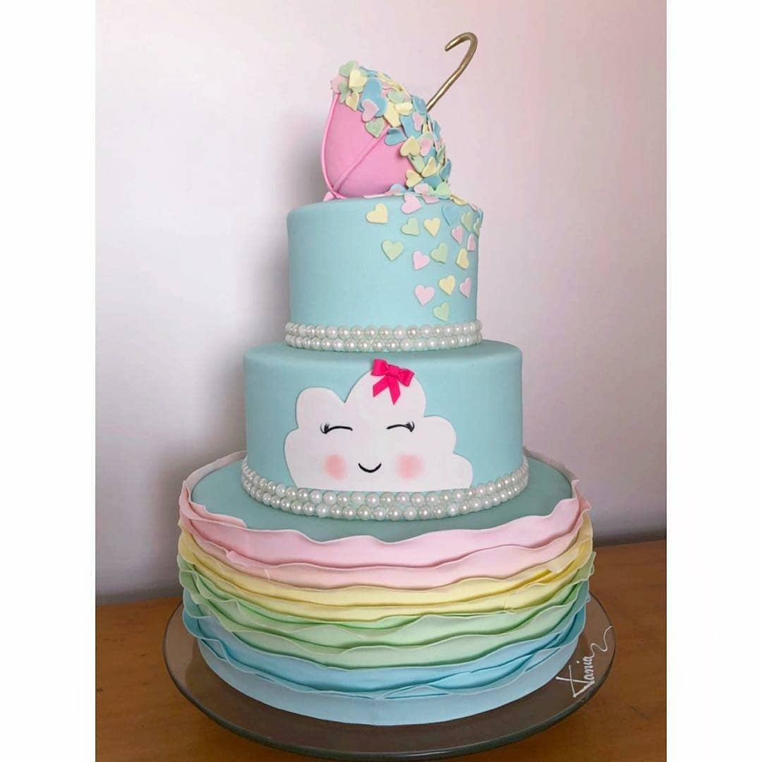 创意宝宝周岁蛋糕！可爱的心都化了！