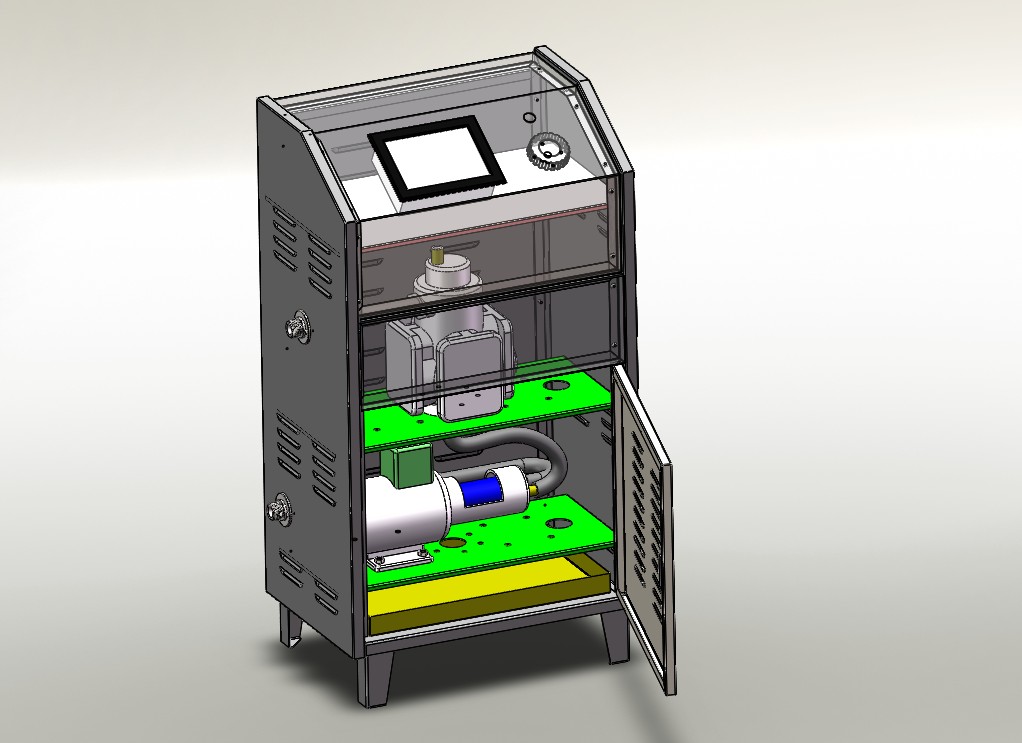 小型工业机柜3D模型图纸 Solidworks设计