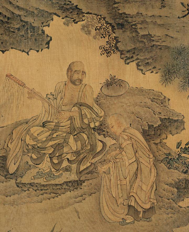 「达摩六代祖师图卷」明 戴进