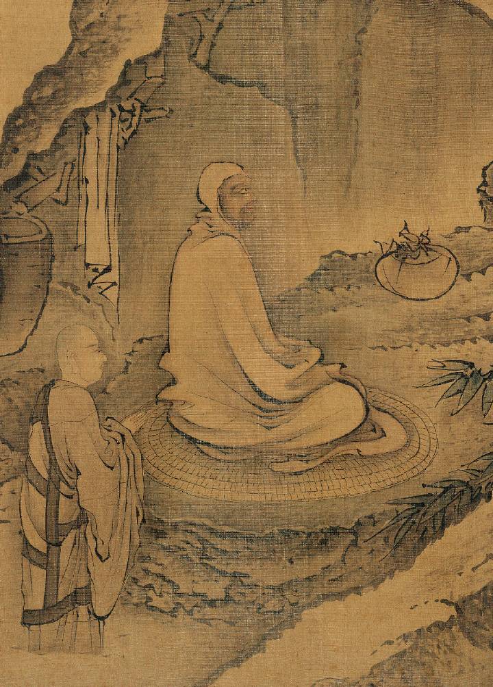 「达摩六代祖师图卷」明 戴进