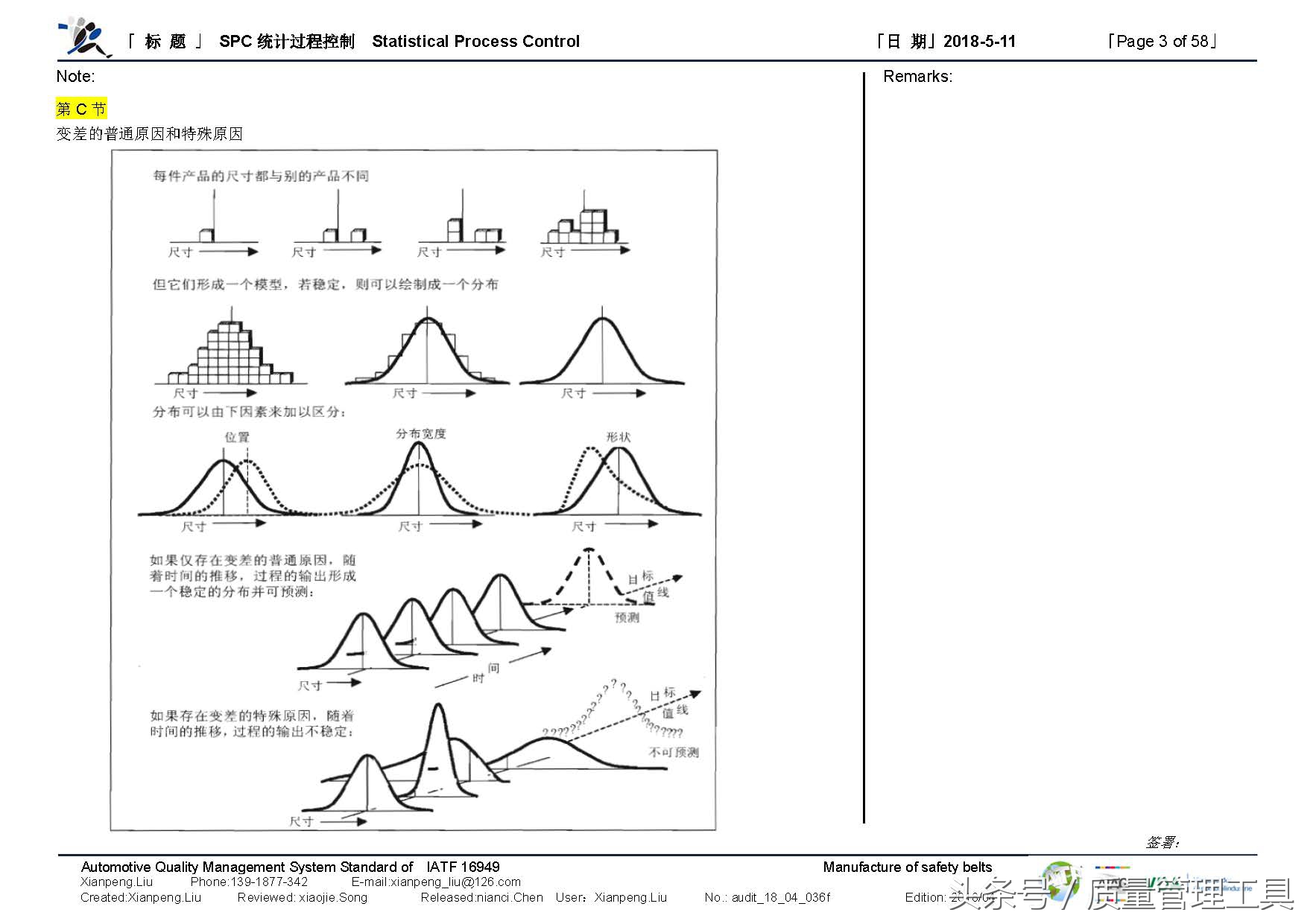 SPC统计过程控制（笔记）