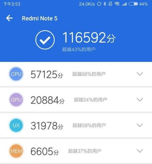 千元手机红米noteNote5CPU特性测评：玩大型网络游戏没什么卡屏