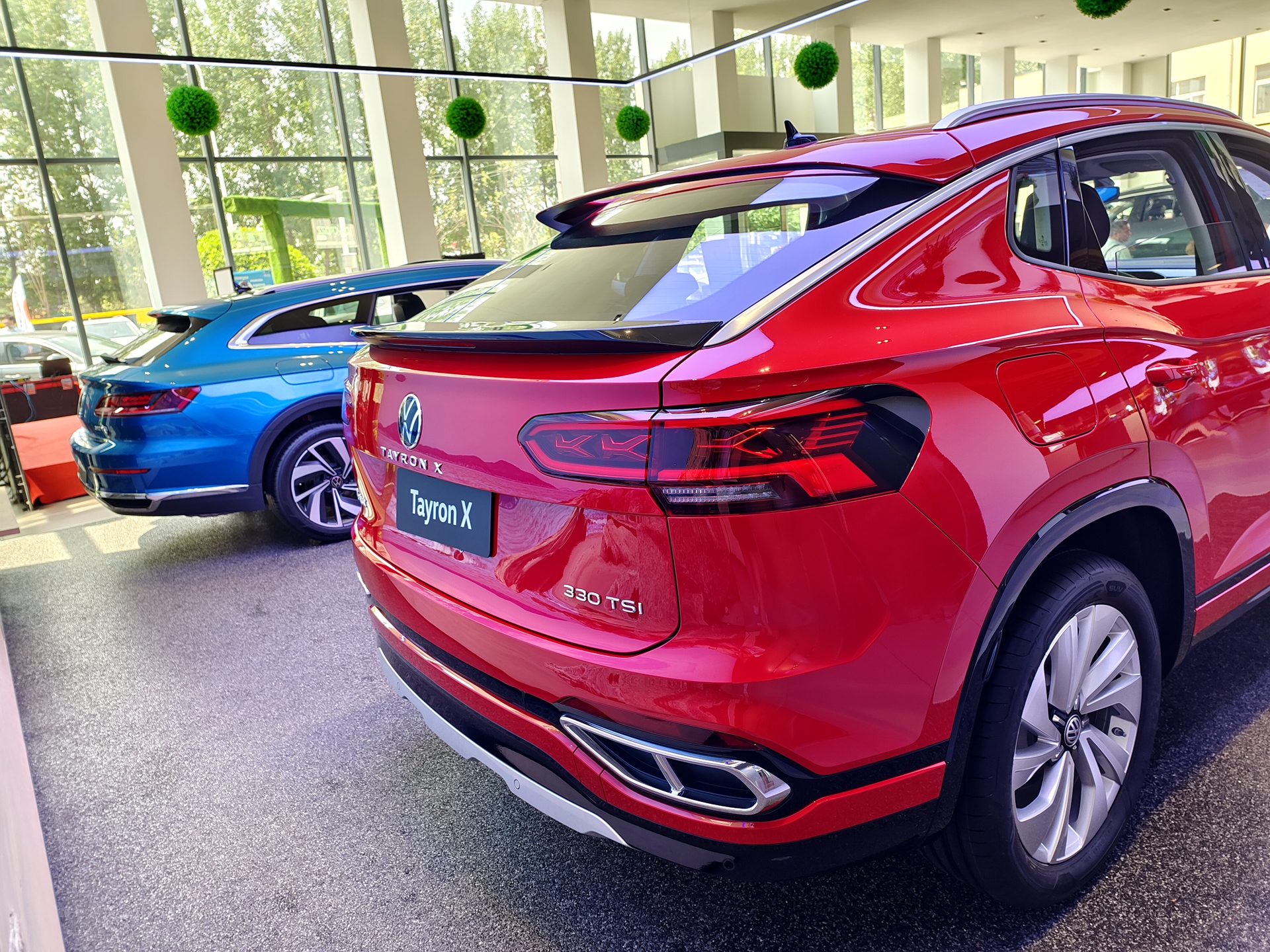 入门版本怎么样?大众探岳x到店实拍 低配也不寒酸