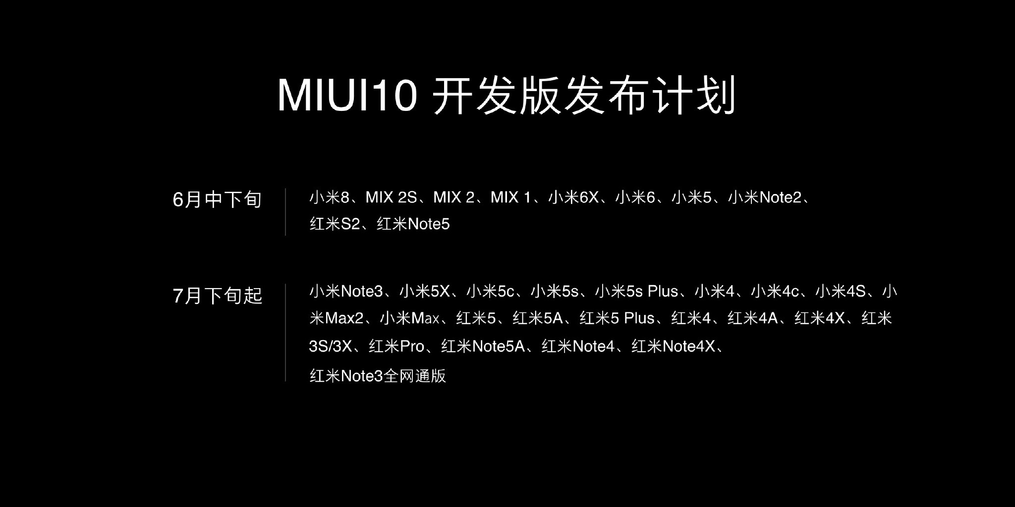 全面屏+AI更聪明！小米正式发布MIUI10：33款机型可升级