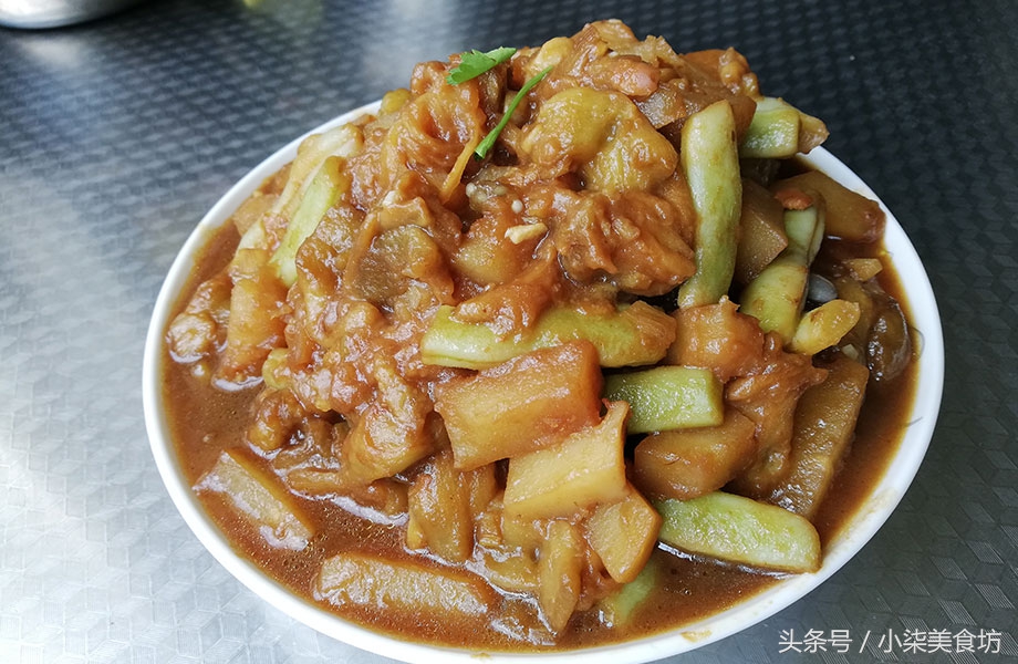 图片[1]-【茄子炖豆角】做法步骤图 做法简单最健康 我家每周做两回-起舞食谱网
