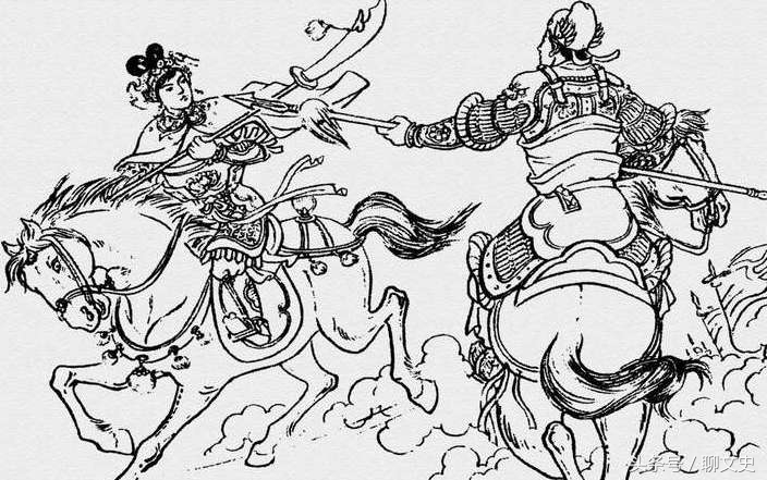 兴唐229：新月娥与王伯当大战二十回合，诈败而走，伯当追不追？