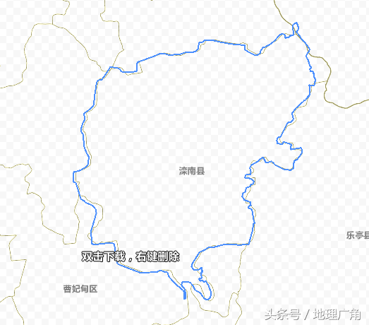 唐山市行政区划地图