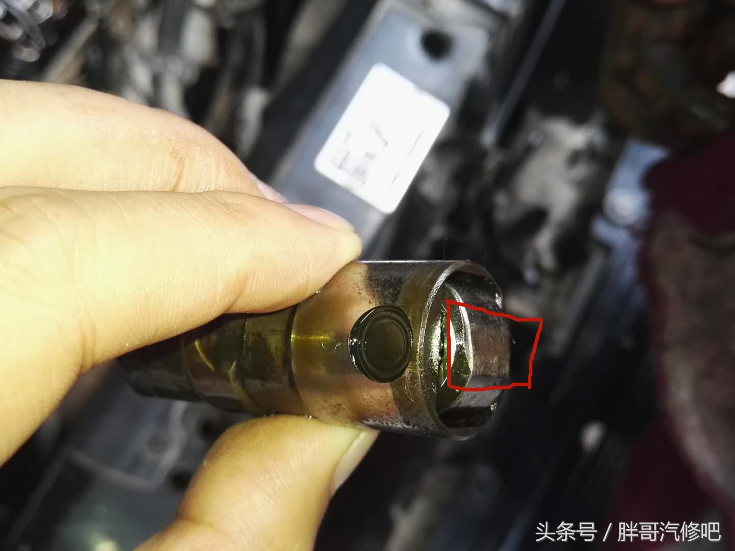 图片[14]_别克V6发动机怠速时异响明显 防冻液缺少高温 胖哥拆解找原因_5a汽车网