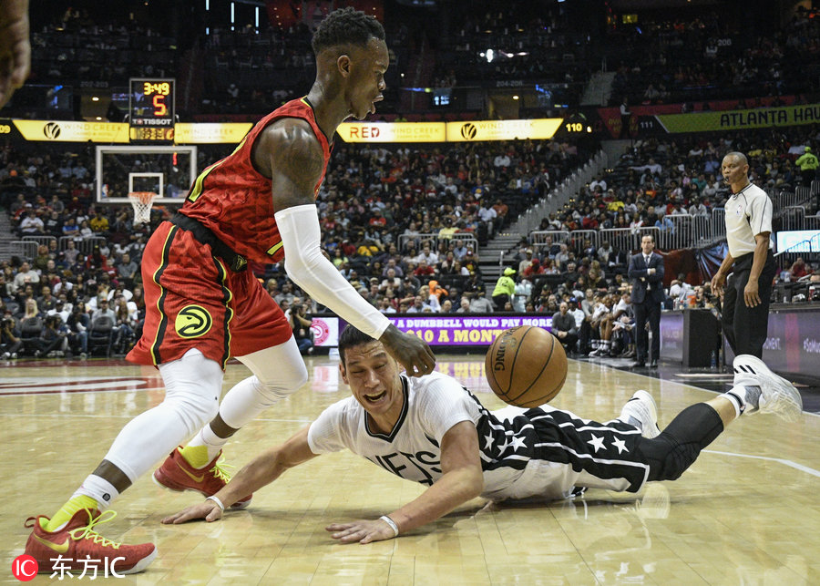 林书豪nba加盟过哪些队(篮坛流浪汉？八年NBA生涯第七支球队 林书豪加盟老鹰)