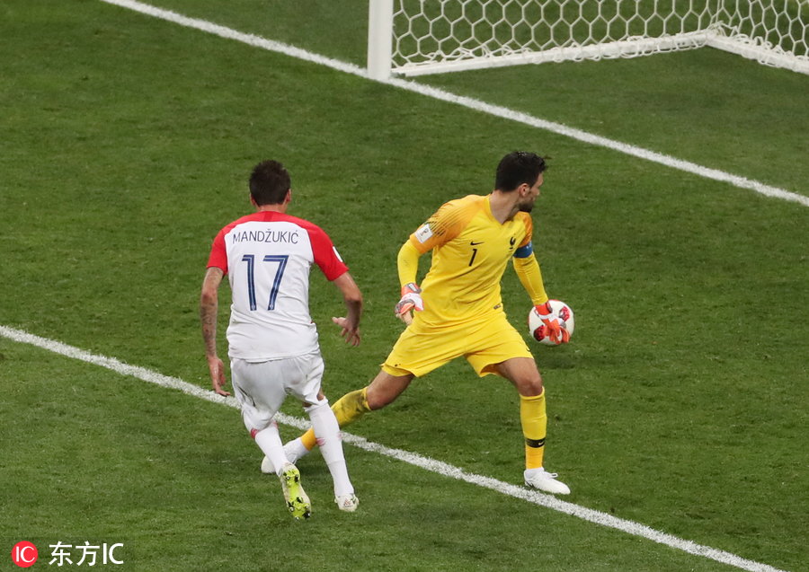 大力神世界杯(时隔20年再捧大力神杯 世界杯决赛法国4-2克罗地亚夺冠登顶)