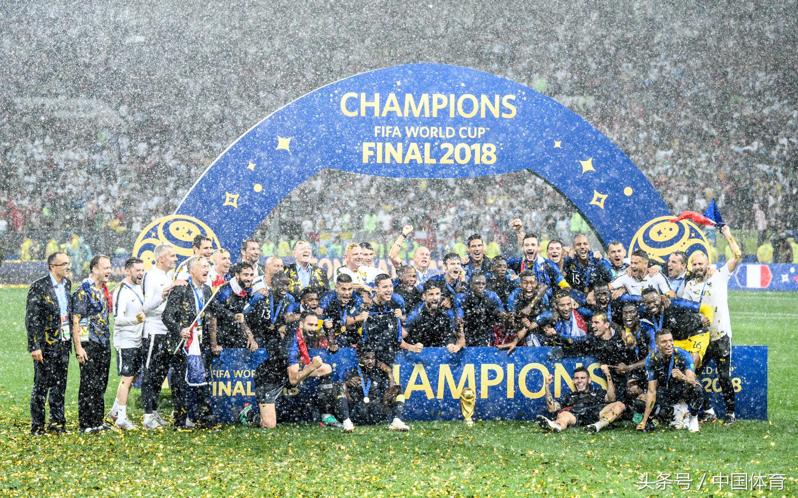 当地时间2018年7月15日晚,2018年fifa俄罗斯世界杯冠军决赛在莫斯科卢