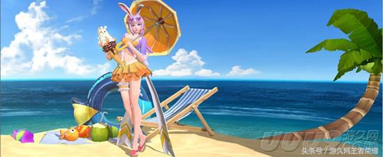 2018《王者荣耀》夏日皮肤首曝，公孙离蜜橘之夏高甜预警