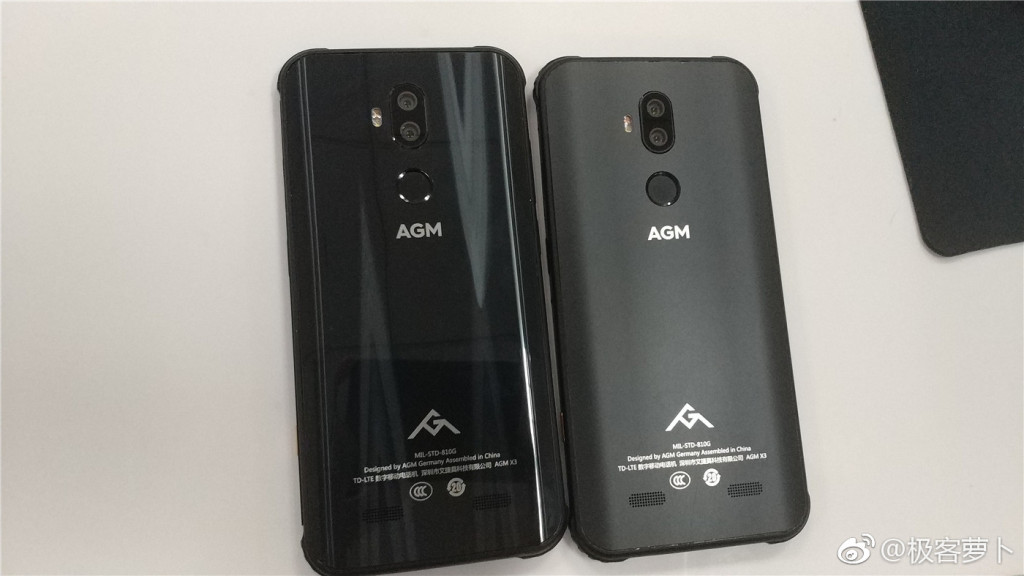 战狼2AGM X3手机上曝出：8G 1T海量存储，骁龙845适用IP68级三防