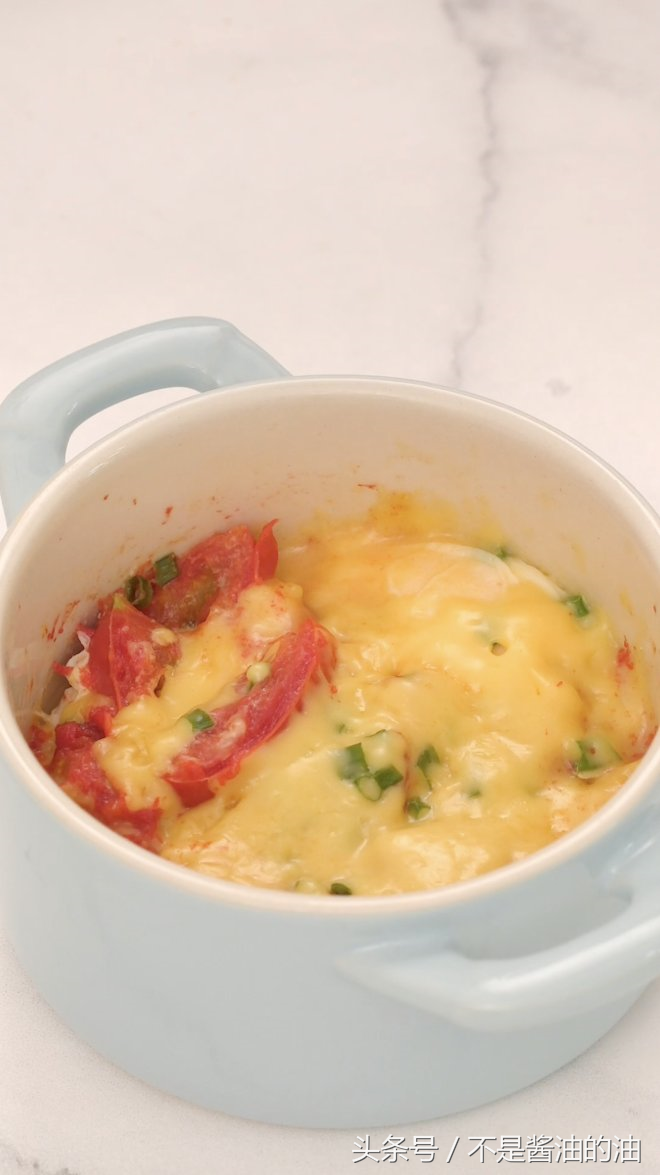 Cup of nutrient breakfast egg