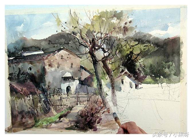 青衿心上意，彩笔画中景——著名画家王绍波以匠心独运的水彩画描绘世俗风情