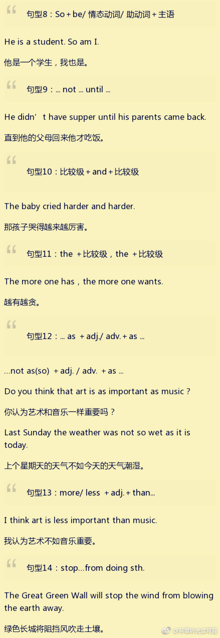 英語常用的62個英語句型，學英語須掌握