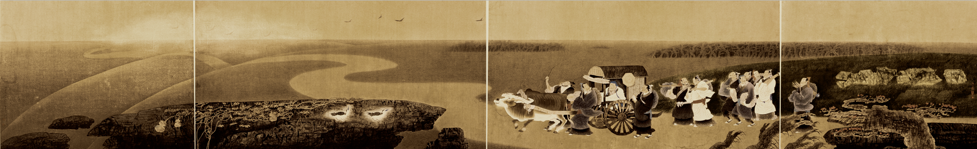 高士美人  杏坛蘅芷——著名画家孔维克丹青怀古遥寄名士