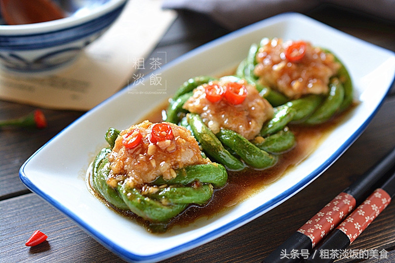 豇豆这么做好吃又好看，一口一个特过瘾，做一盘都不够吃