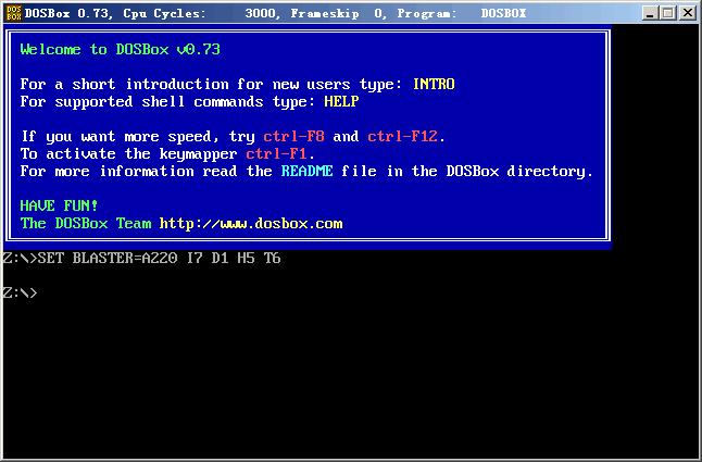 DOSBox——windows10也能玩DOS老游戏 玩DOS的必备