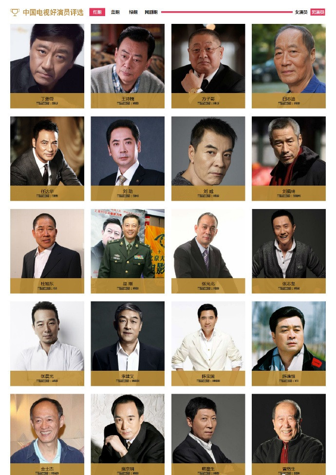 第五届 中国电视好演员 入围名单揭晓 小鲜肉 占据半壁江山 娱乐 蛋蛋赞