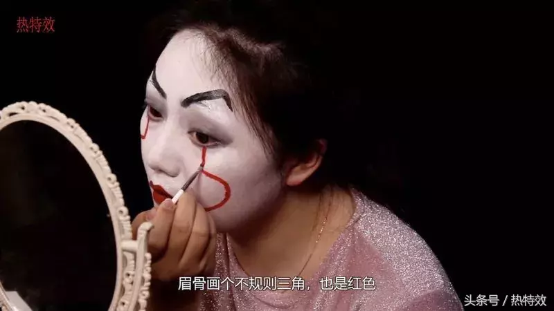 万圣节必备小丑妆教程,好可爱啊,看完你也会