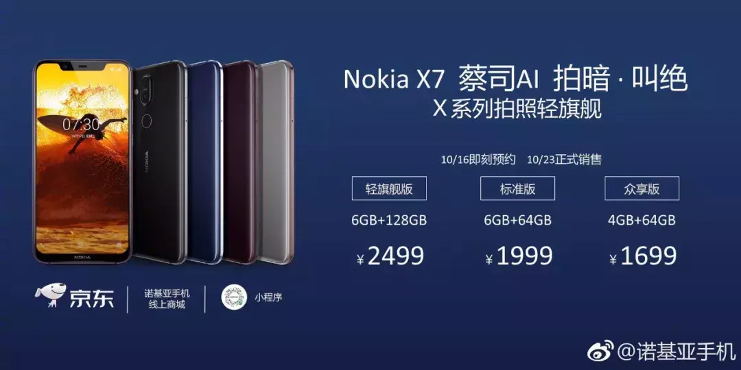 Nokia第一款主推夜拍的卡尔蔡司验证手机上来啦，起市场价还不上2000