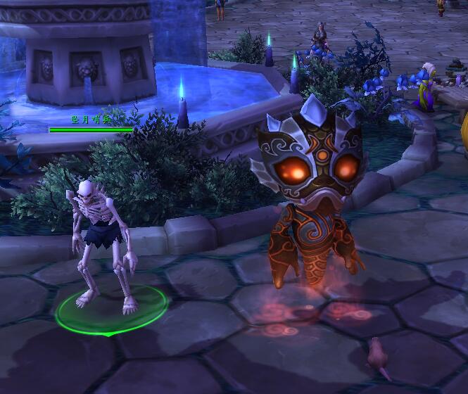 魔兽世界：万圣节幽灵要塞装扮 幽灵小蜘蛛和幽灵老鼠宠物