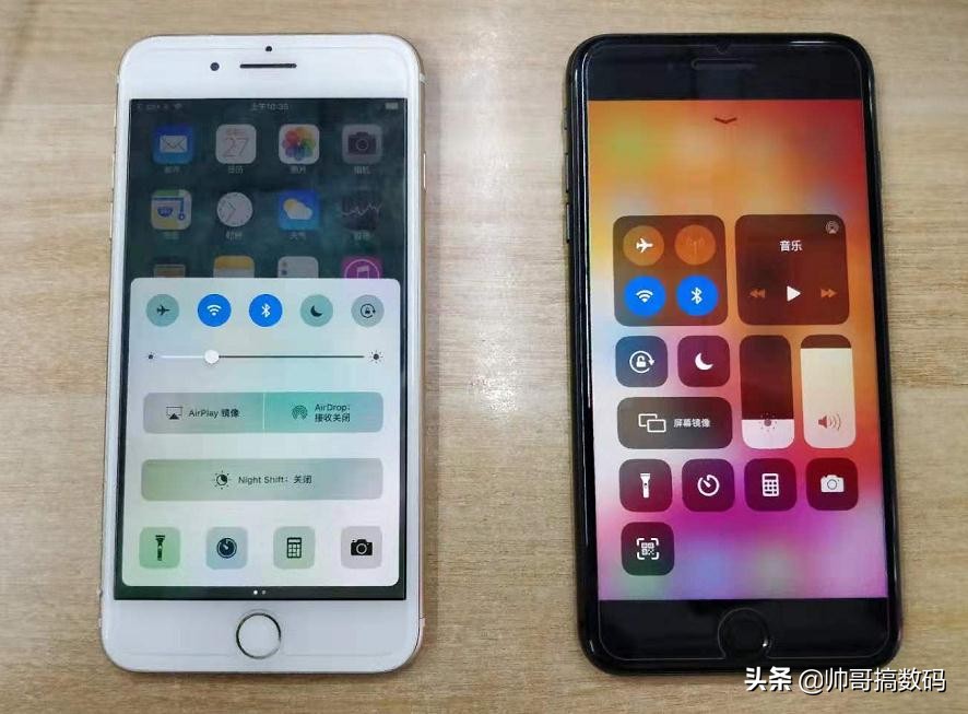 苹果iPhone7plus iOS10比照8Plus iOS13 旧款旗舰级 谁更具有性价比高