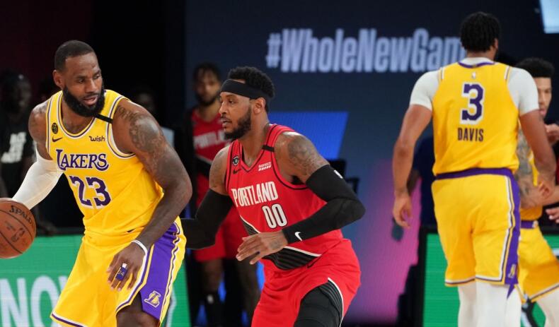 湖人G2賽後最新消息！利拉德請戰打G3，濃眉調侃老詹遭爆粗口