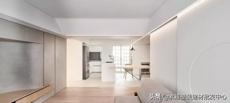 128㎡极简风，舒缓而又内敛的设计