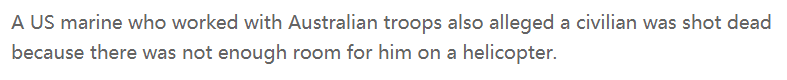 屠杀平民做练习，随手割喉14岁少年..澳洲军队虐杀视频曝光