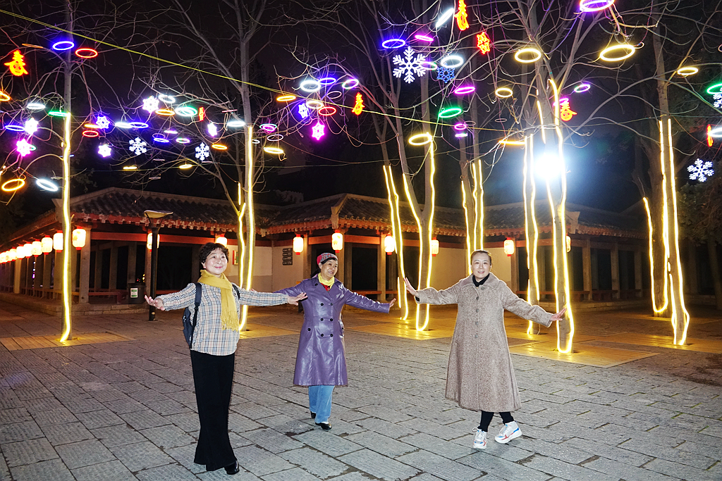 三八节的王城灯展
