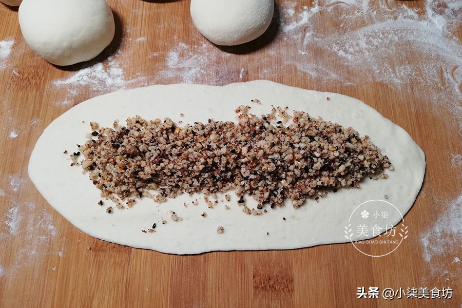 圖片[14]-一碗面粉 2把花生米 教你做花生酥燒餅 外酥里軟 5分鐘就出鍋-起舞食譜網