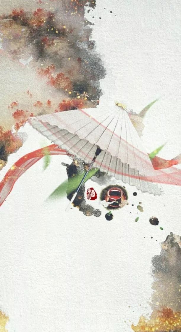 古风美物插画 | 裁为合欢扇，团团似明月