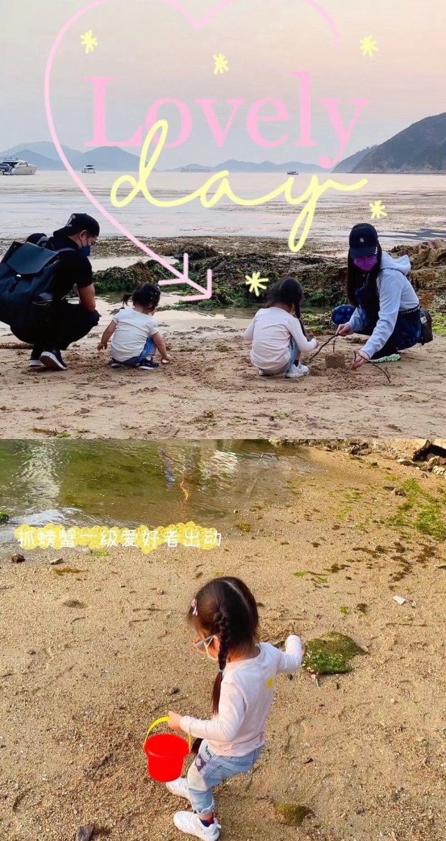 方媛深夜曬母女同框，單手抱娃媽媽力max，女兒睡前撒嬌超黏人