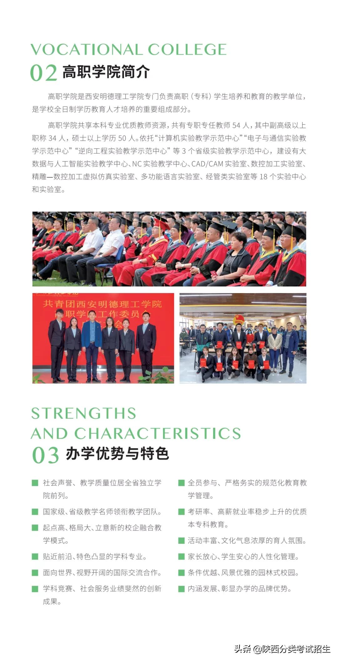 西安明德理工学院2021年分类考试招生报考指南
