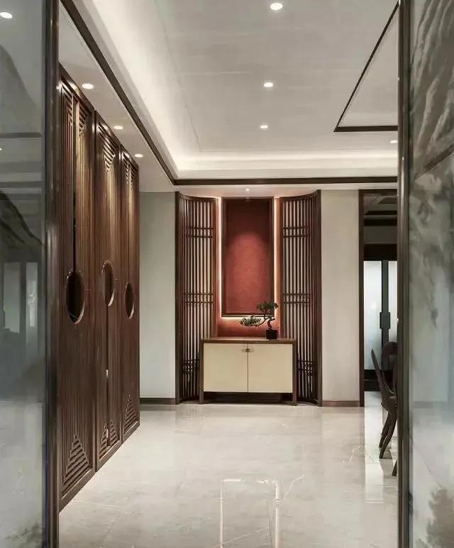 New Chinesestyle porch, creating a square inch beauty, and a full view of oriental aesthetics