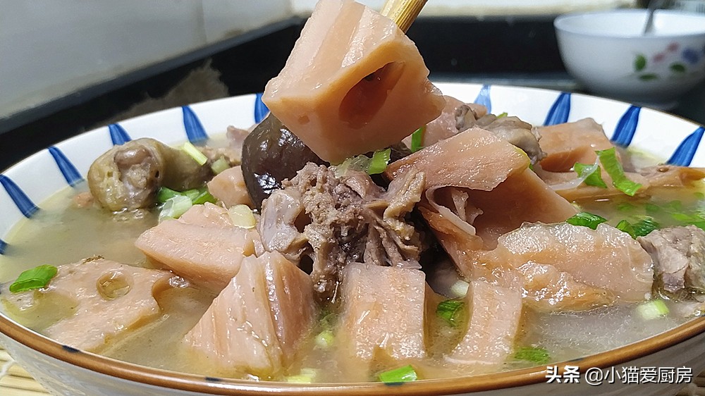 圖片[1]-蓮藕燜鴨肉加上它 營養味美 吃完不上火 特適合秋天做來吃-起舞食譜網