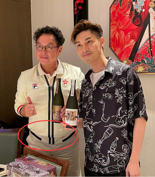 71岁谭咏麟办生日宴，喝到满脸通红心情好，肚腩凸出发福不少