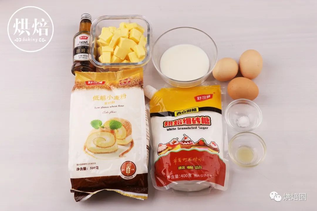 不加泡打粉 细腻绵软不噎人 好评上万的分蛋法黄油蛋糕