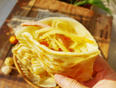 圖片[1]-早餐新做法 咬一口滿嘴香 夏天我隔三差五給家人吃 關鍵很簡單-起舞食譜網