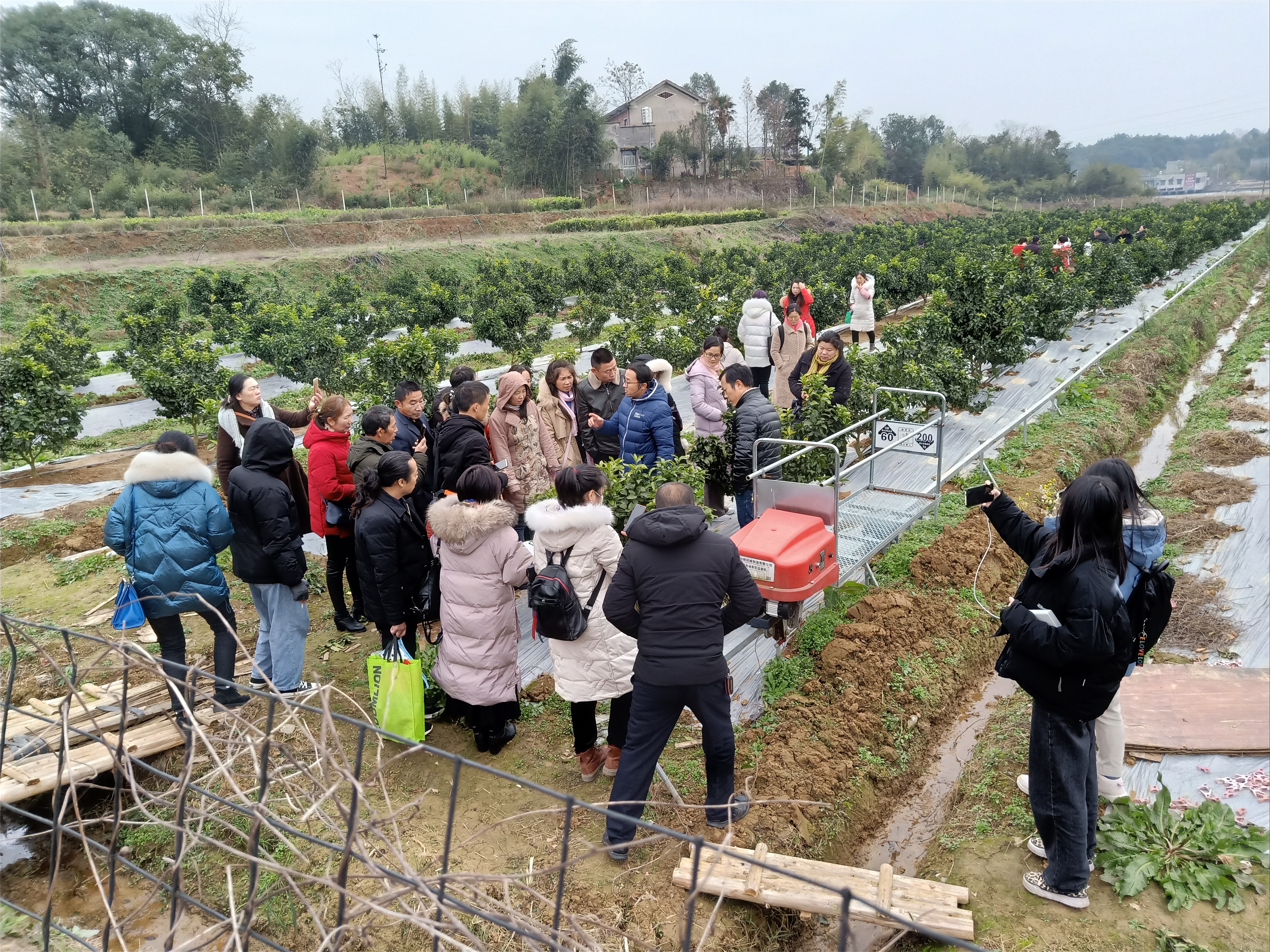 湘乡市高素质农民教育培训水果专题班开启新的旅程——实地参观