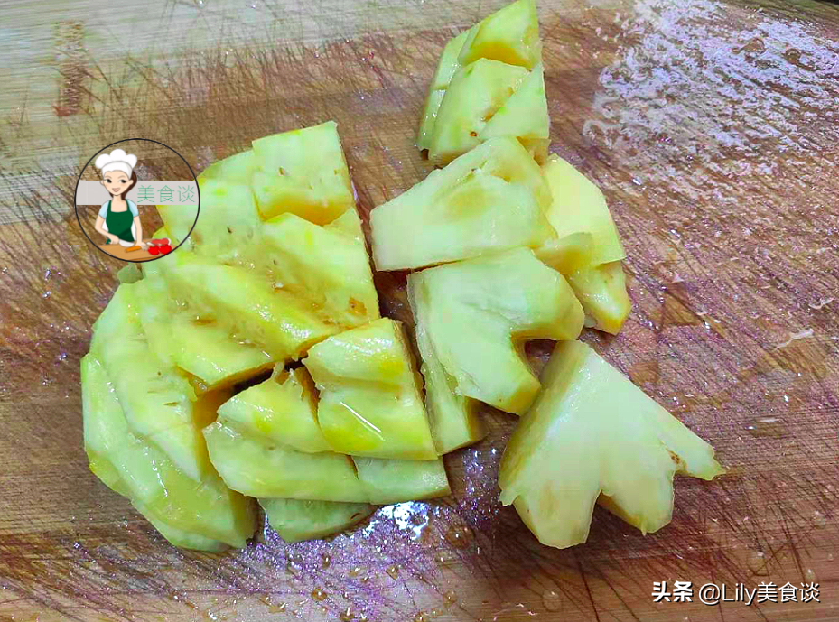 图片[5]-菠萝生炒鸡做法步骤图 做一盘不够吃-起舞食谱网