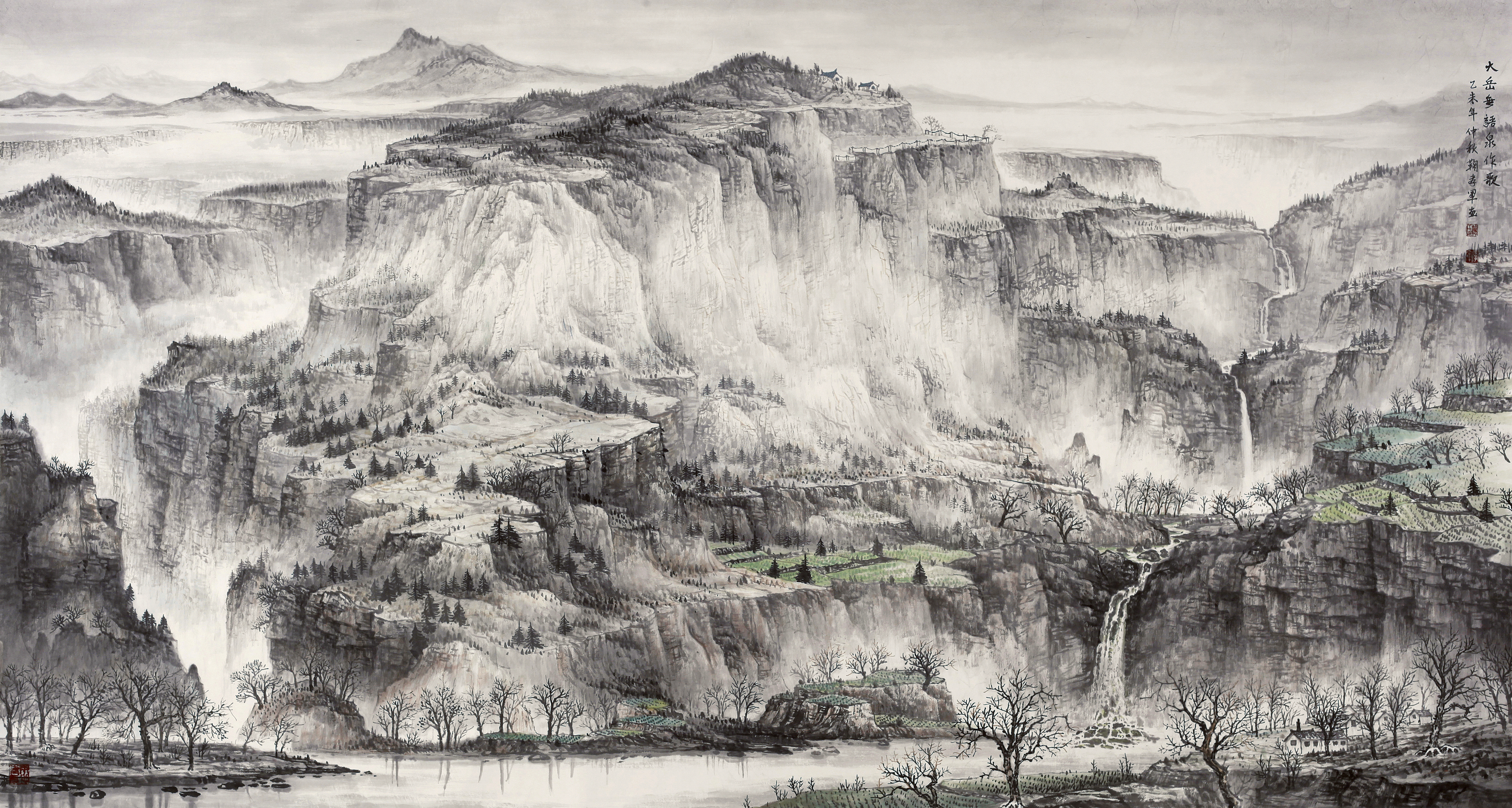 当代画家|平分秋色，阳阳说画国庆中秋书画展——举国欢庆