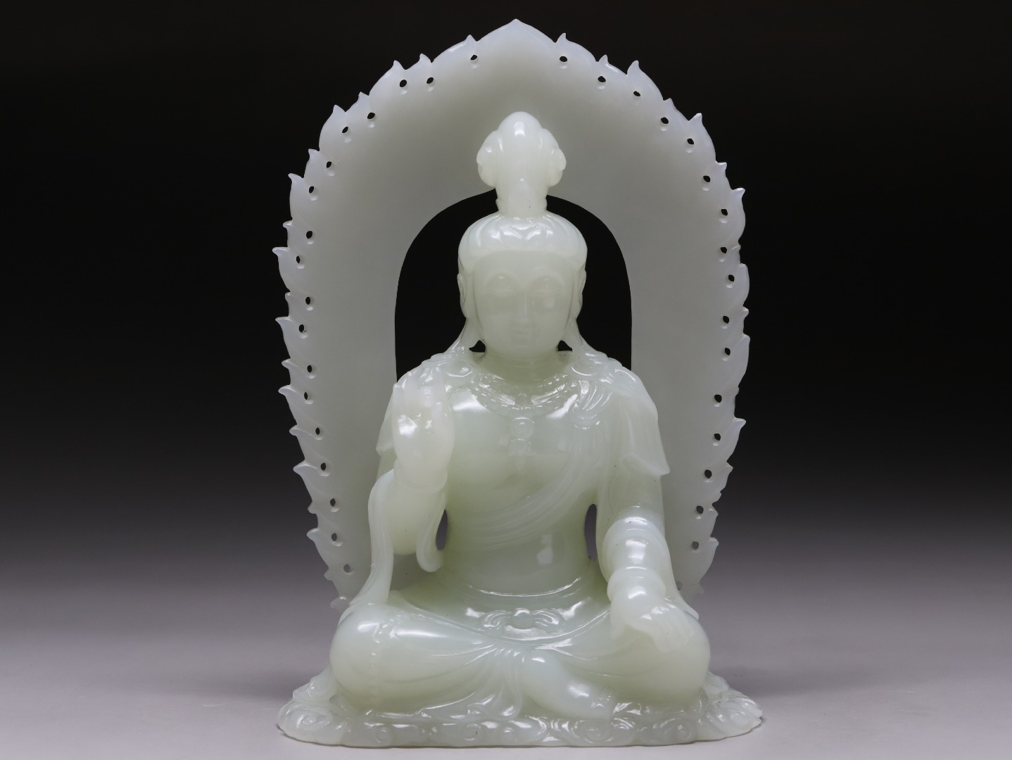 精品和田玉观音菩萨