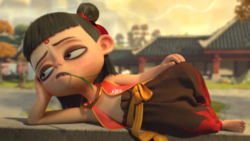 动画电影《哪吒之魔童降世》中丙和哪吒的友谊