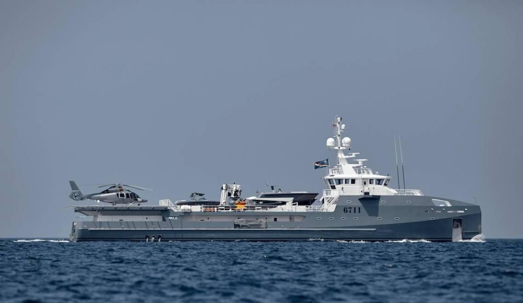 这周，67米DAMEN达门支援艇6711 GEO以3000万欧元售出