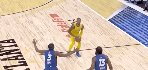 詹姆斯队连续4年赢下全明星赛！字母哥获MVP，当成总决赛打了