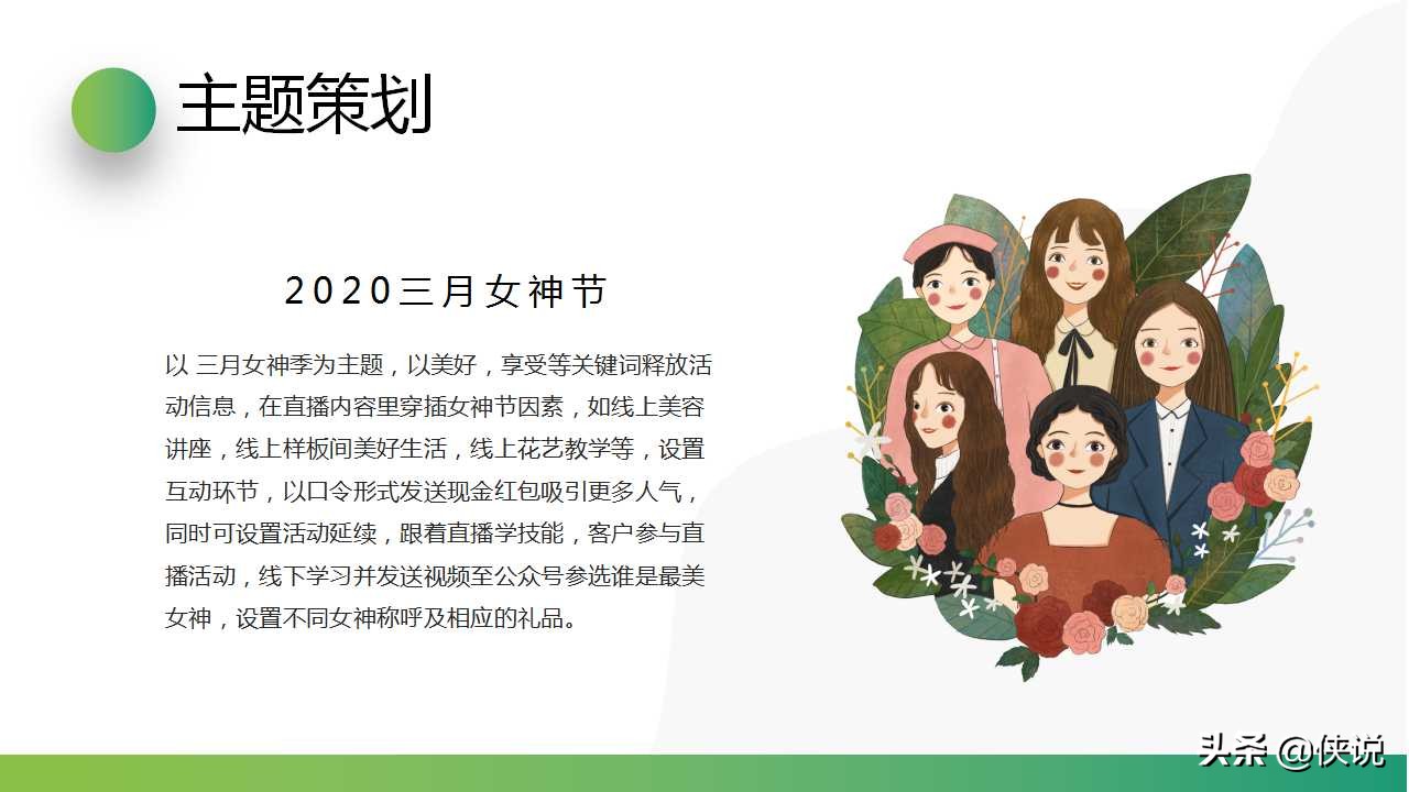 2020三月女神季地产项目线上直播活动策划方案（PPT）