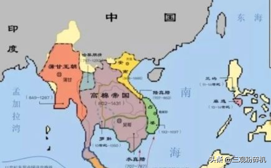 高棉人的吴哥王朝到底有强大，其都城是同时期北宋东京的100倍